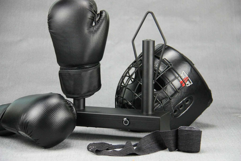 Boxing glove dryer and racks