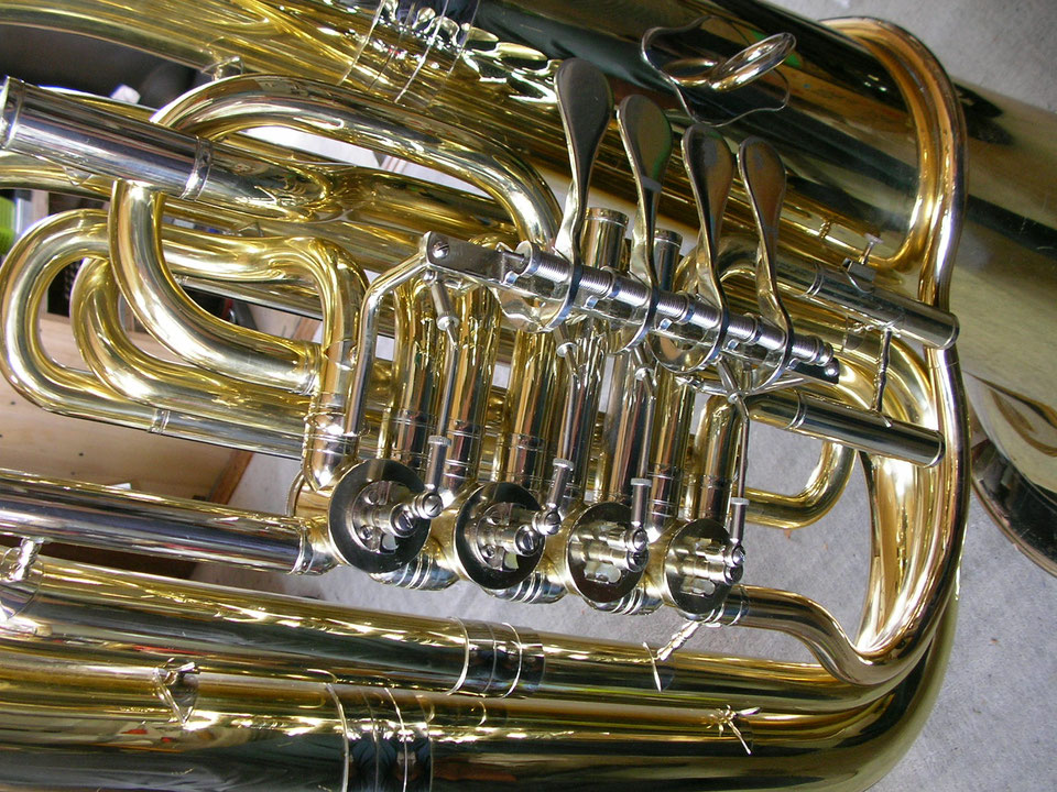 B&S チューバ 定期メンテナンス 管楽器修理工房 Happysound Brass&Wind Repair ハッピーサウンド