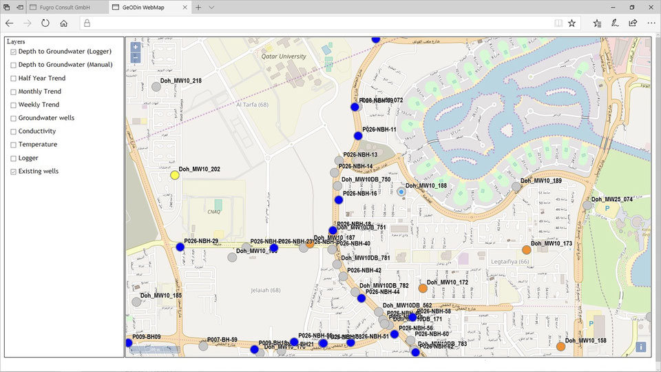 Our software solutions - GeODin - Smart data management