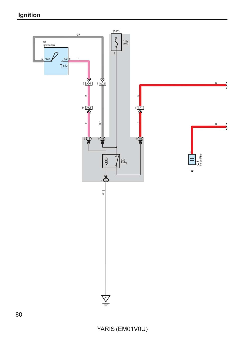 TOYOTA YARIS Wiring Diagrams - Car Electrical Wiring Diagram