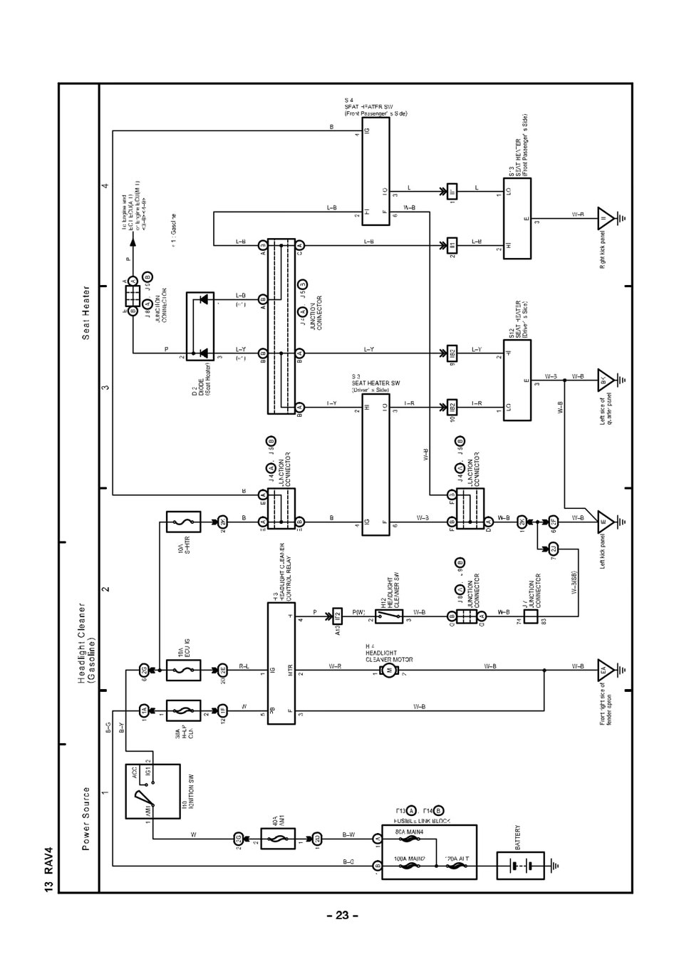 TOYOTA RAV4 Wiring Diagrams - Car Electrical Wiring Diagram