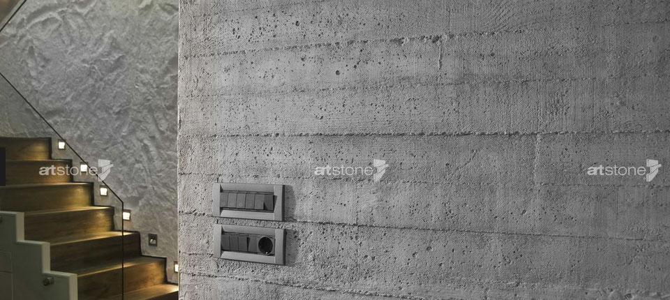 Artstone Sichtbeton GFK Betonpaneele - Wanddesign