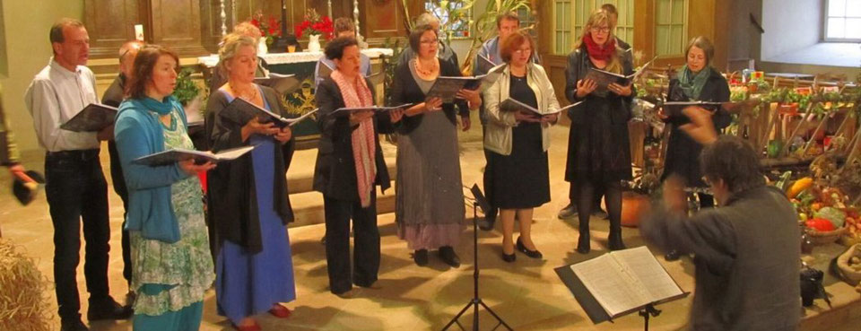Kammerchor BLAUKLANG, Kirche Jahnishausen 2019