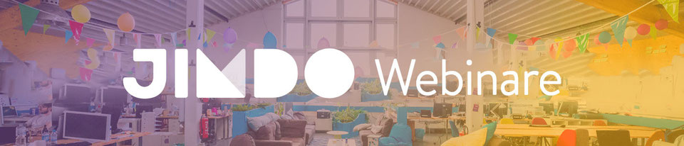 Jimdo-Webinare Startseite