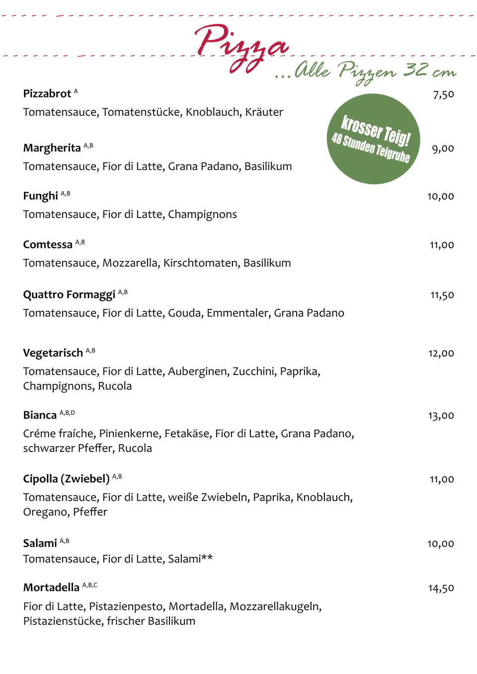 Pizza - Rascher´s Lieferservices