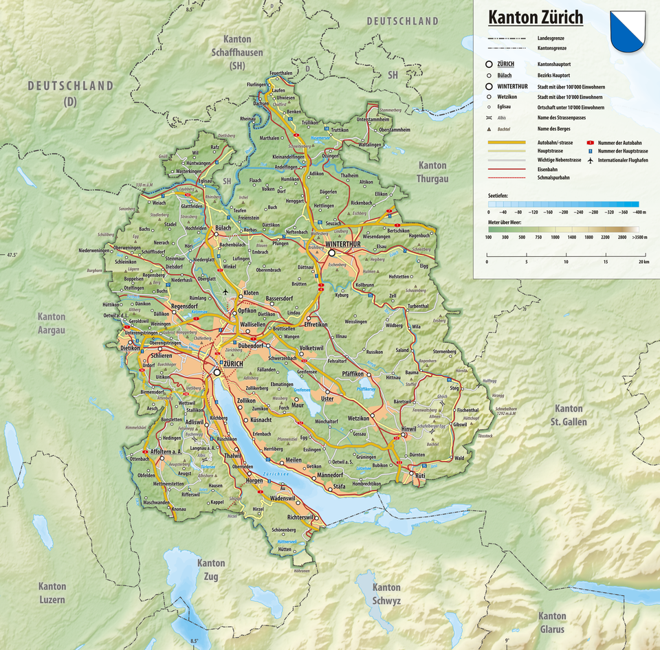 Karte Zürich - klasseharrisons Webseite!