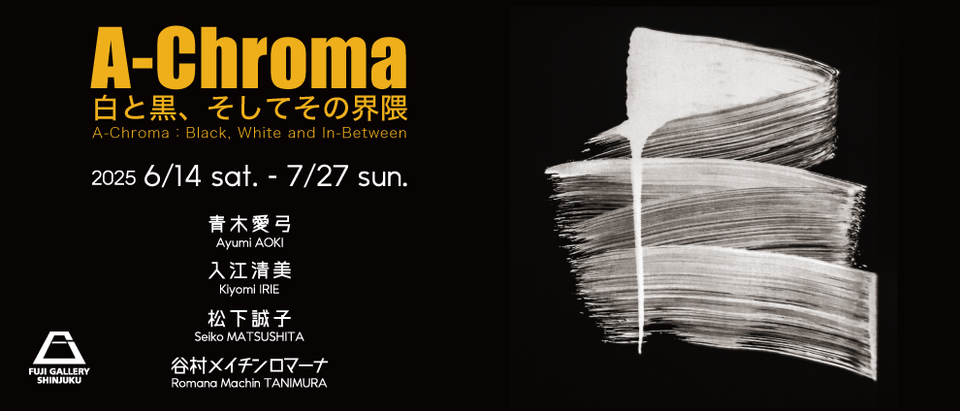 「A Chroma : 白と黒、そしてその界隈」展