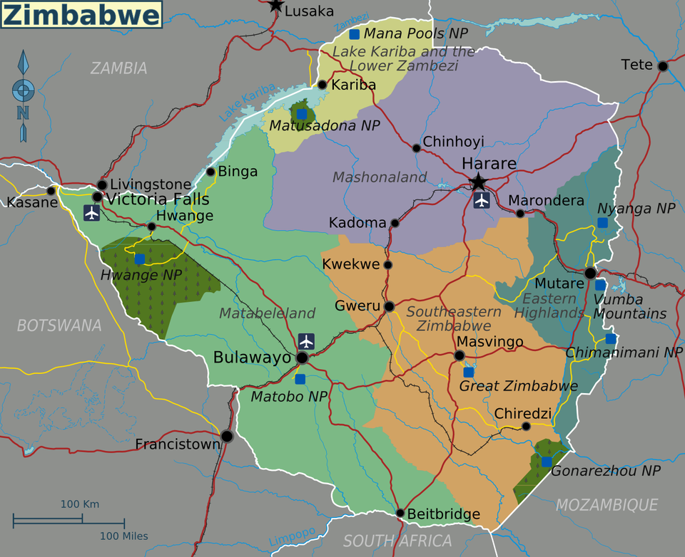 travel requirements from south africa to zimbabwe