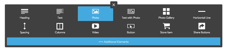 Add a Photo Element to your Jimdo Website