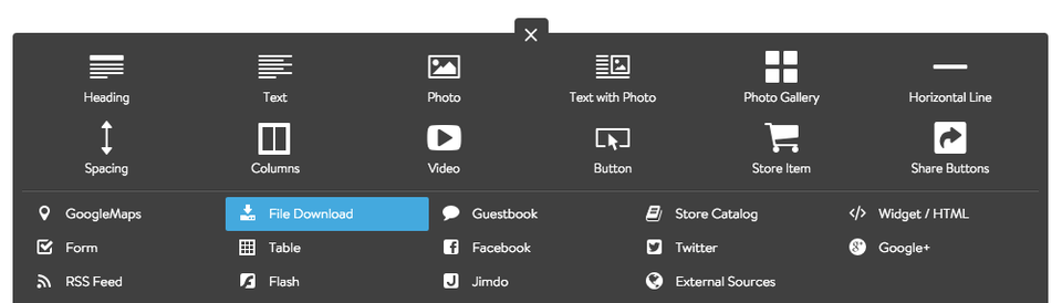 Add File Download Element