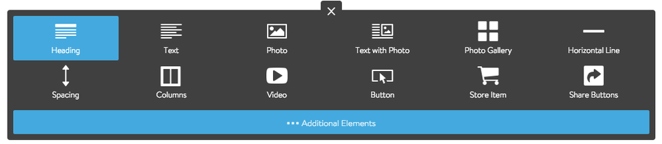 Adding a Heading Element