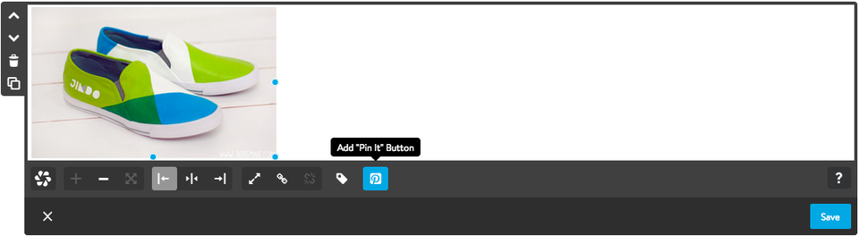 Enable Pinterest Sharing