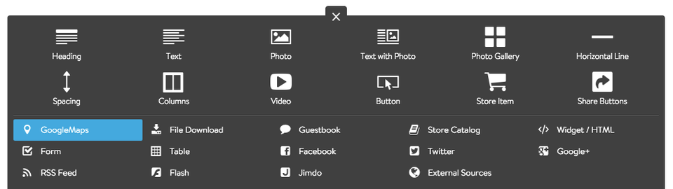 Add a Google Map to your Jimdo Site