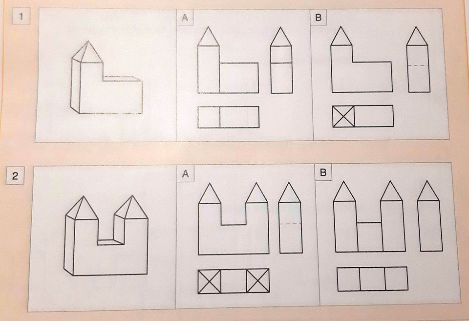 Rzuty Prostokątne Klasa 6 ćwiczenia T: Rzuty prostokątne - powtórzenie. Zdalne nauczanie - Strona