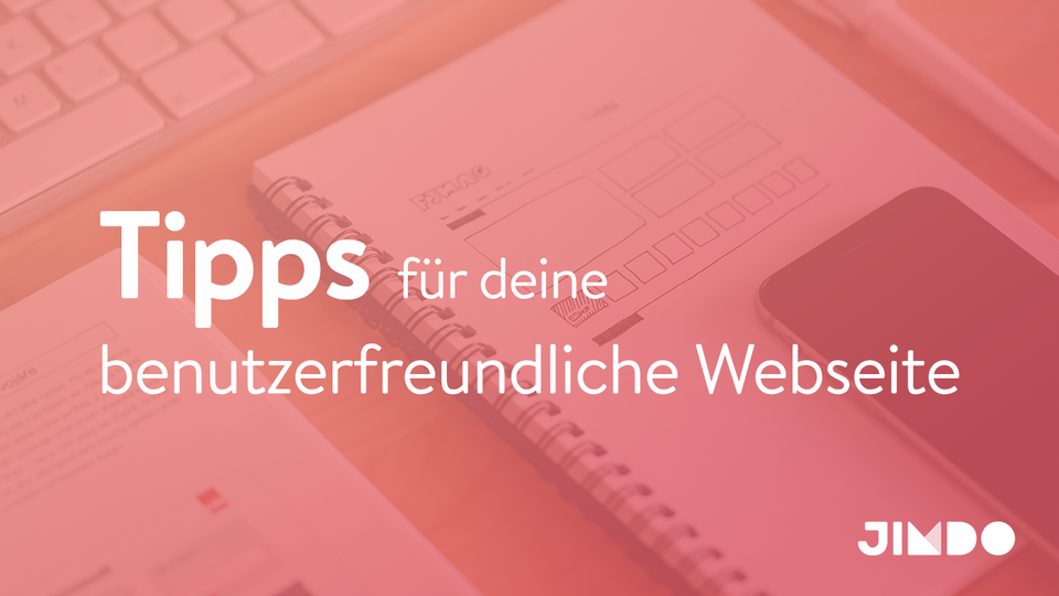 Jimdo Webinar Benutzerfreulichkeit auf deiner Webseite UX-Tipps
