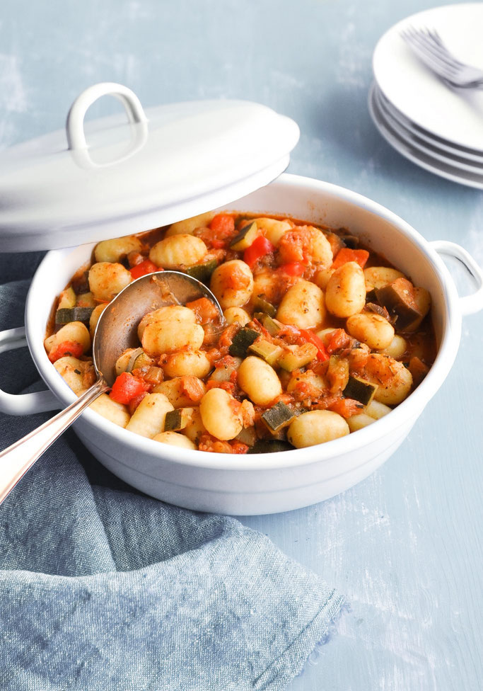 Gnocchi-Ratatouille-Topf. All in One. - mix dich glücklich (Thermomix