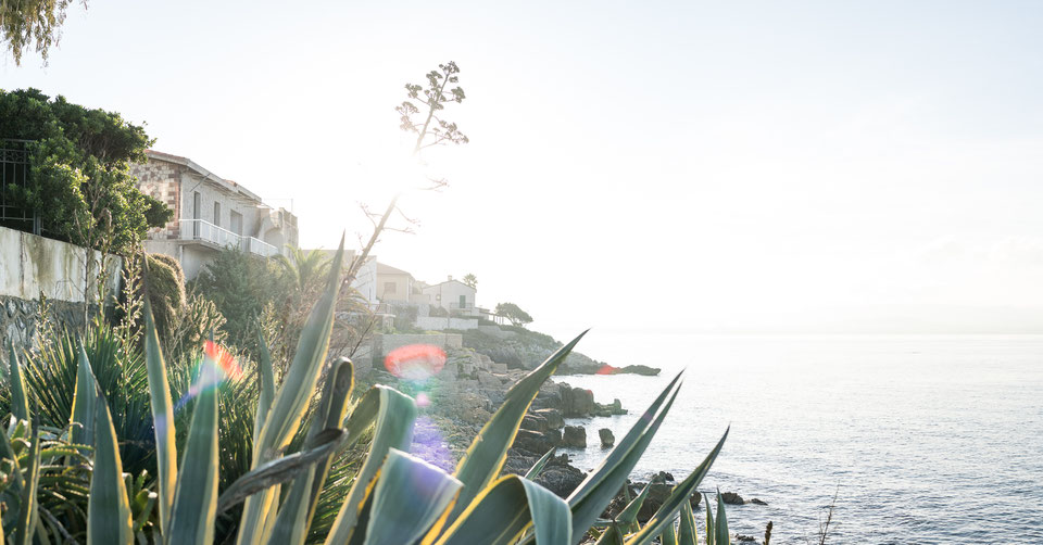 Coastal sunrise in Fertilia