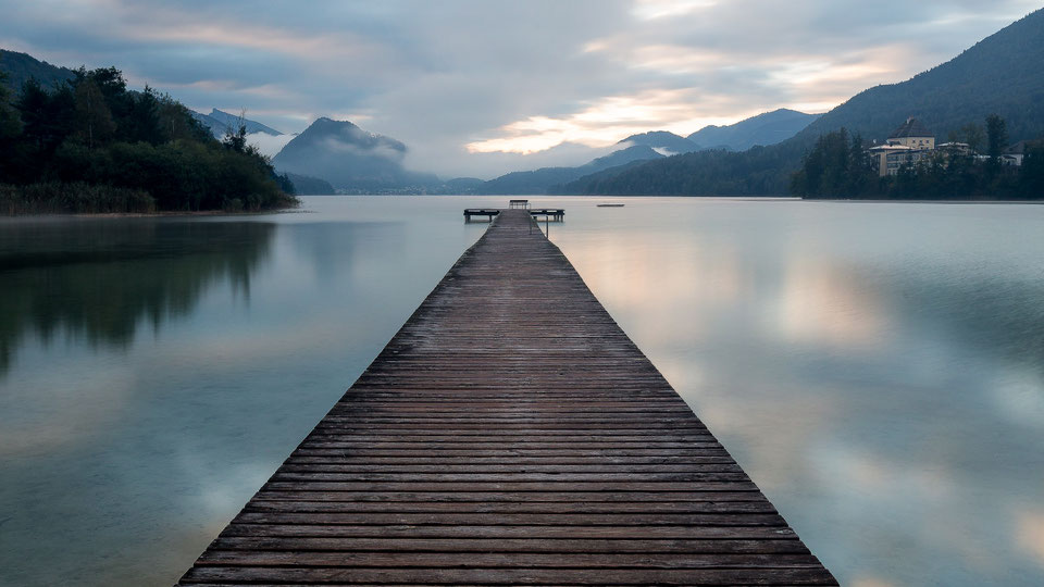 Jetty at Fuschlsee, Austria