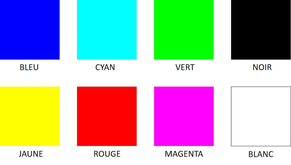 Nommer les couleurs 1,2,3 Couleurs ! Expériences scientifiques et boutique sur la couleur