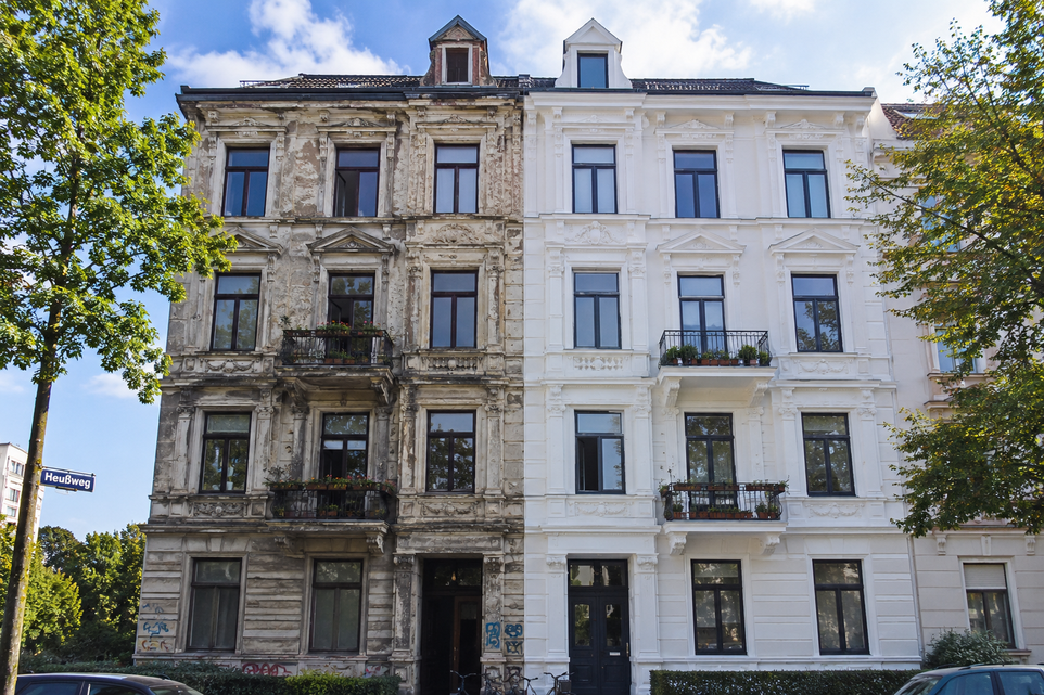 modernisiertes Mehrfamilienhaus (Jugendstil)