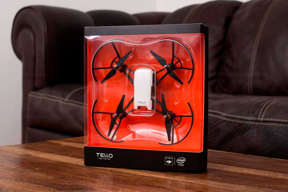 Dron Tello para entretenimiento y aprender a volar, patrocinado por DJI e Intel, siente la diversión