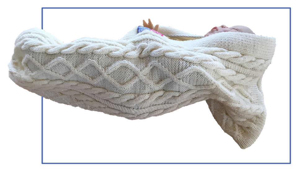 mybabycocoon Modell PREMIUM: ARAN mit Kapuze