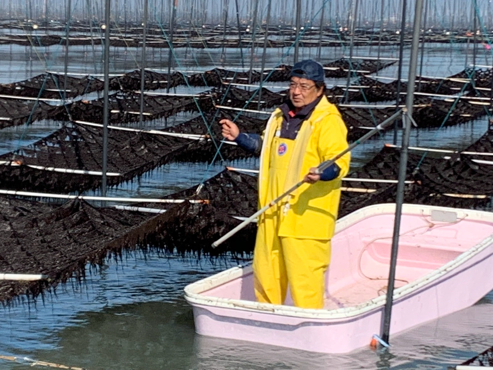 海苔漁師 徳永義昭