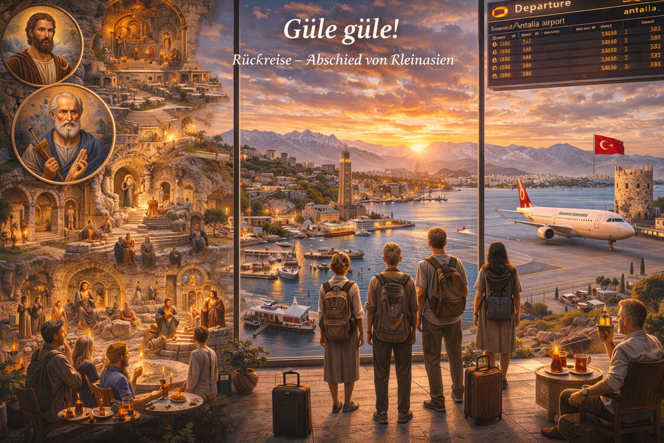 8. Tag Rückreise – Abschied von Kleinasien
