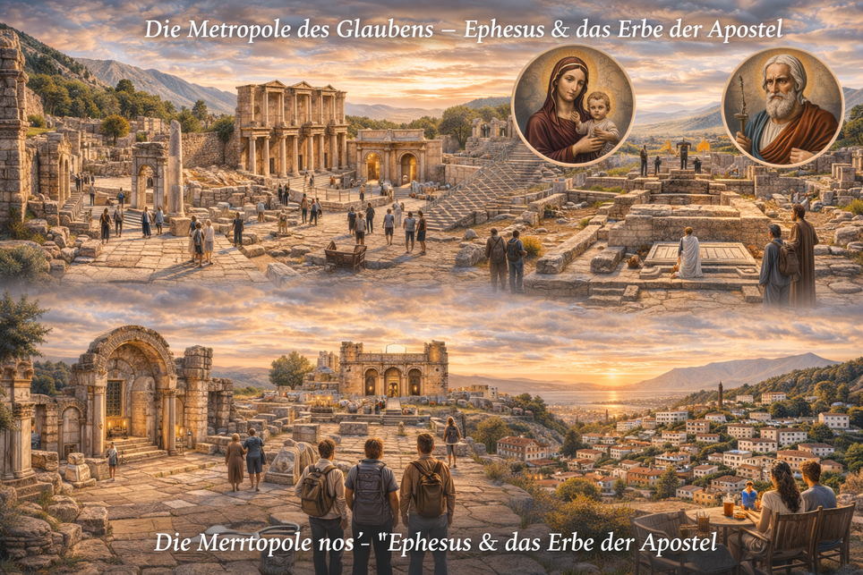 5. Tag: Selçuk – Ephesus – Marienkirche – Johannesbasilika – Şirince