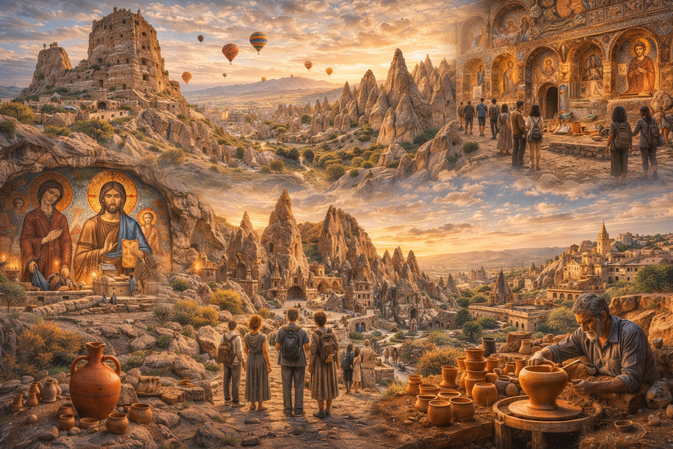 5. Tag: Das Herz Kappadokiens – Göreme, Uçhisar & Avanos