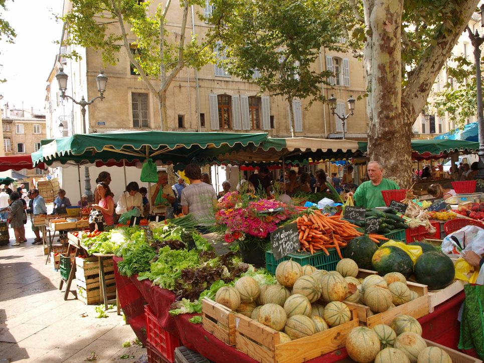 Markt in Aix-en-Provence / Sommer 2011