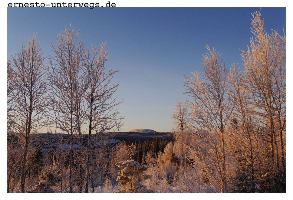 Lappland Schweden Winter Schnee