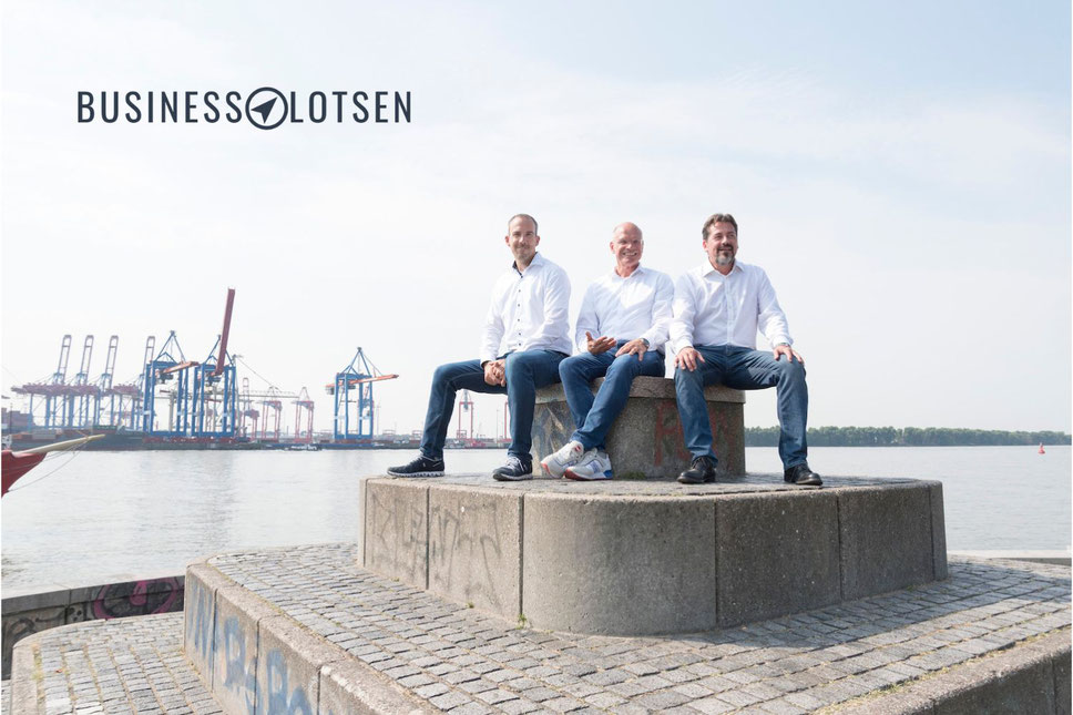 Businesslotsen - Henning Siefert, Christian Willers und Michael Schuller (v.l.)