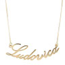 Collana con nome in oro giallo 18kt  sconti offerte prezzi