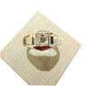 Anello uomo solitario in oro bianco 18kt - Prezzi
