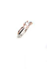 Anello solitario in oro bianco e giallo Valentino codice: IS2398BG