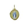 Ciondolo madonna miracolosa in oro giallo 18 KT   Referenza: P2521BG