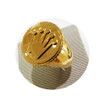 Anello uomo con corona in oro giallo 18Kt  codice: 8033217121001