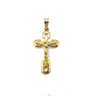 Crocifisso in oro giallo 18 KT Referenza: IS1456G