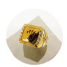 Anello uomo con corona in oro giallo e zirconi codice: OG8033217121001DF