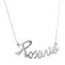 Collana con nome in oro bianco 18kt  sconti offerte prezzi