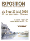 Exposition Karine Villard - Foulon Jean-Marc - Sist'Arts - Mai 2016