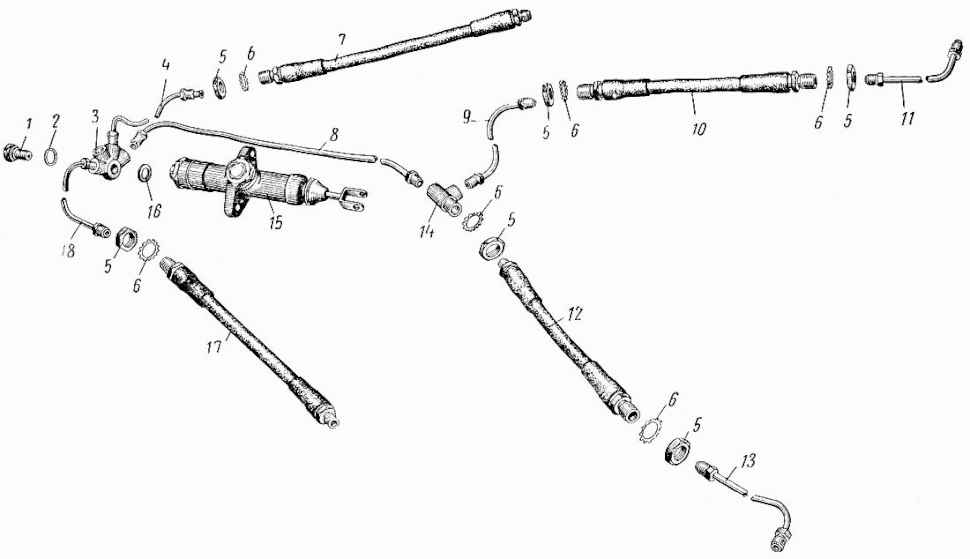 Ersatzteile Bremssystem Bremse ZAZ 965 „der Bucklige“Saporoshez Yalta. апасные части (Запчасти) Тормозная система (тормоза) советского (русского Украинского) автомобиля  ЗАЗ-965 "горбатый" Запорожець Запорожец Ялта.