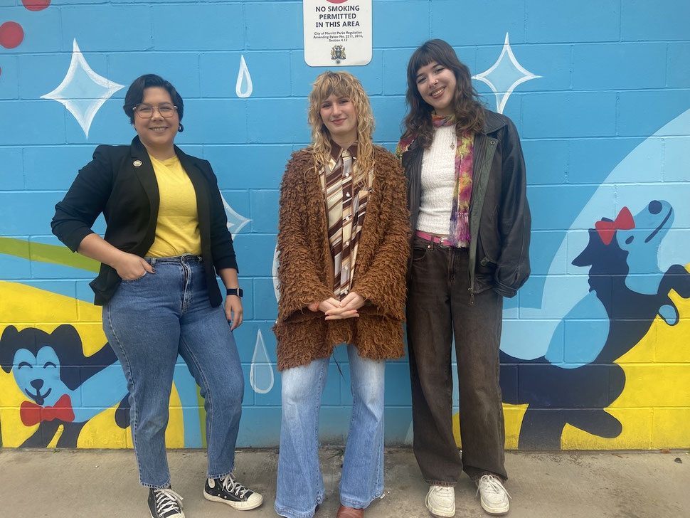 Left to right: Astralis Snee, Janelle Gage, Kari Kroeker