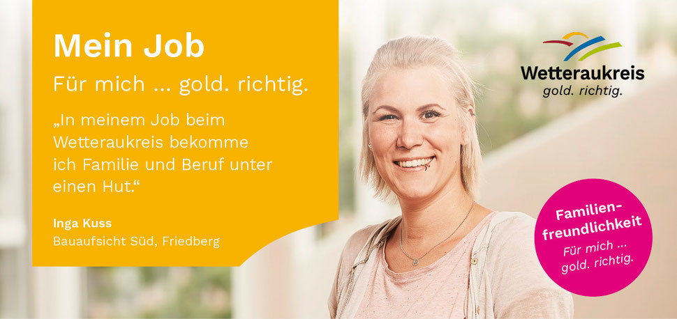 Employer Branding, Markenentwicklung, Personalmarketing-Kampagne Wetteraukreis, Frankfurt
