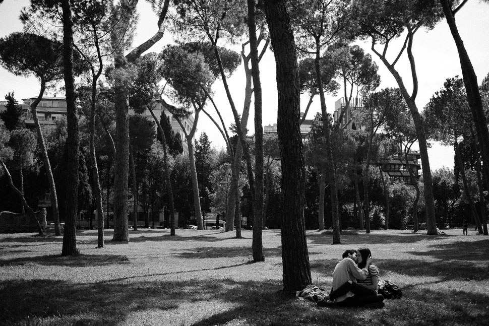 Paarshooting in Rom mit Thomas Sasse Hochzeitsfotograf Magdeburg Park Villa Borghese