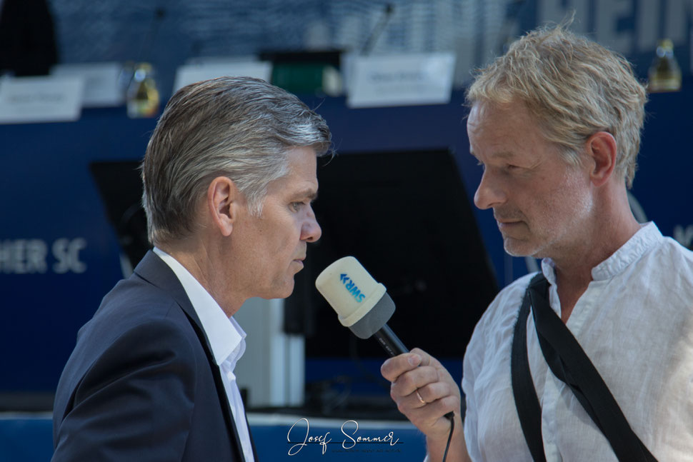 Ingo Wellenreuther im Interview mit einem "SWR-Reporter"