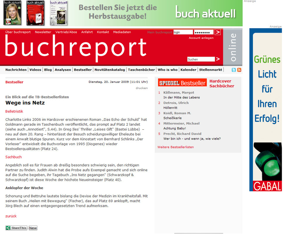 Ins netz gegangen partnersuche per mausklick