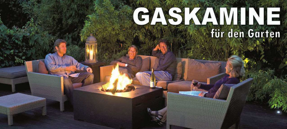 Gaskamine, Gassäulen für den Garten oder die Terrasse - sk-shopping.de