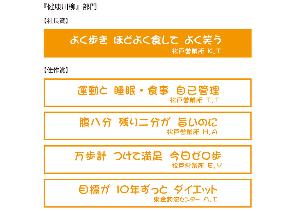 古川運送株式会社｜標語コンクール
